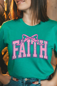 Faith Coquette Bow Graphic Tee