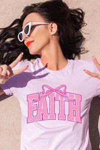 Faith Coquette Bow Graphic Tee