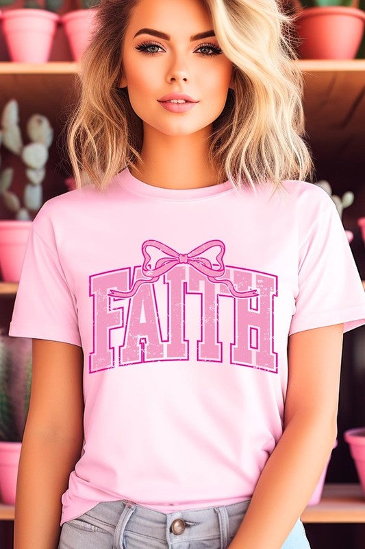 Faith Coquette Bow Graphic Tee