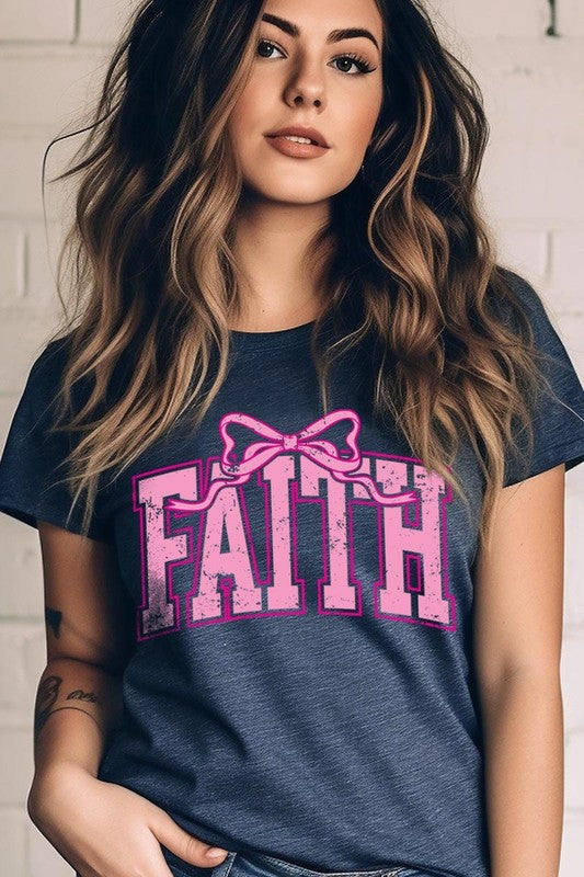 Faith Coquette Bow Graphic Tee