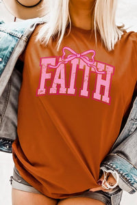 Faith Coquette Bow Graphic Tee