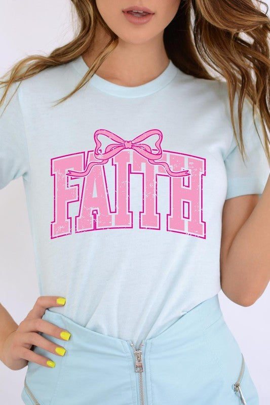 Faith Coquette Bow Graphic Tee