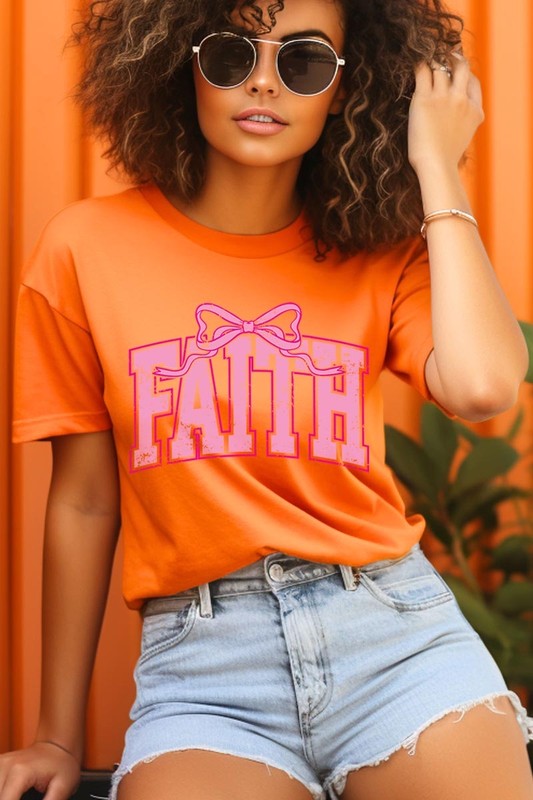 Faith Coquette Bow Graphic Tee