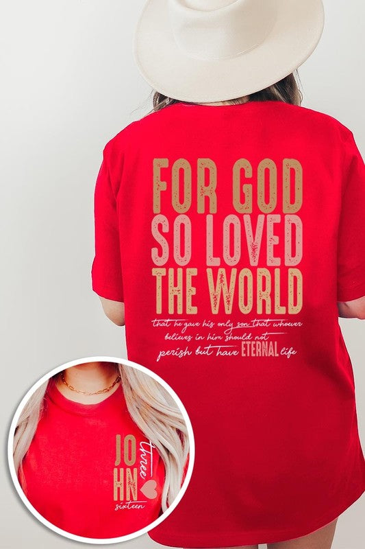 For God So Loved the World Graphic Tee