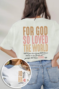 For God So Loved the World Graphic Tee