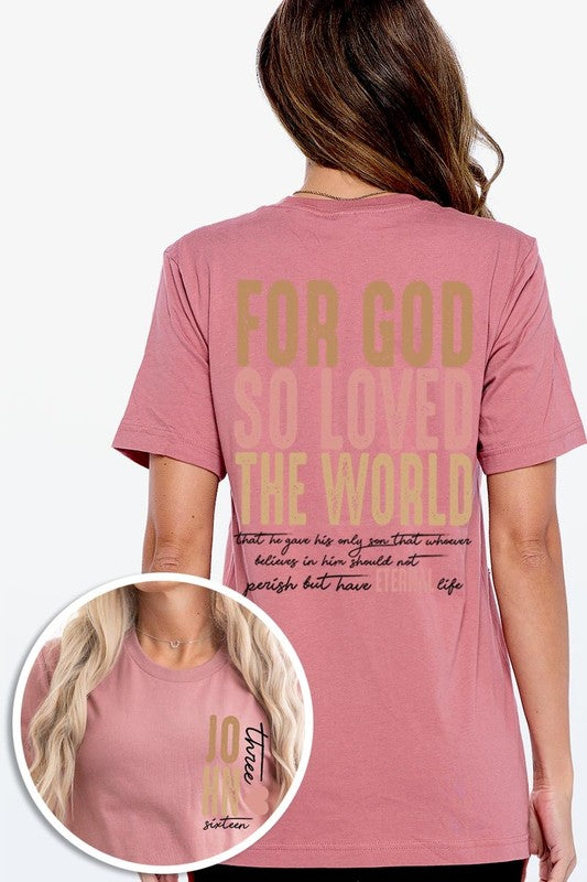 For God So Loved the World Graphic Tee