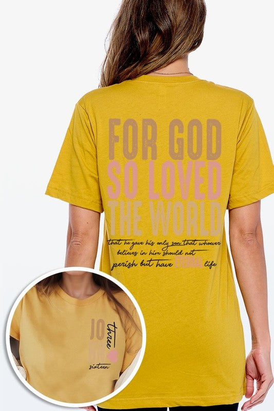 For God So Loved the World Graphic Tee