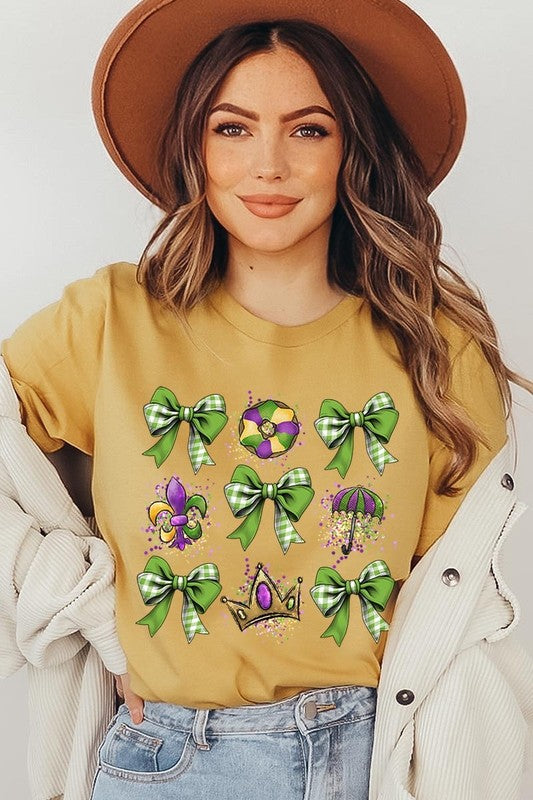 Mardi Gras Graphic Plus Tee