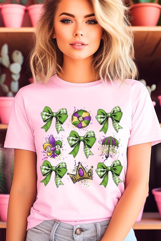 Mardi Gras Graphic Plus Tee