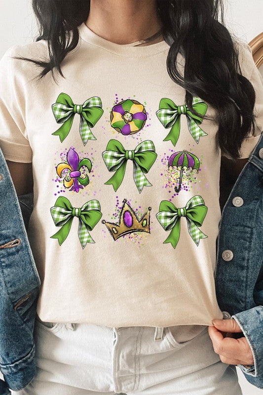 Mardi Gras Graphic Plus Tee