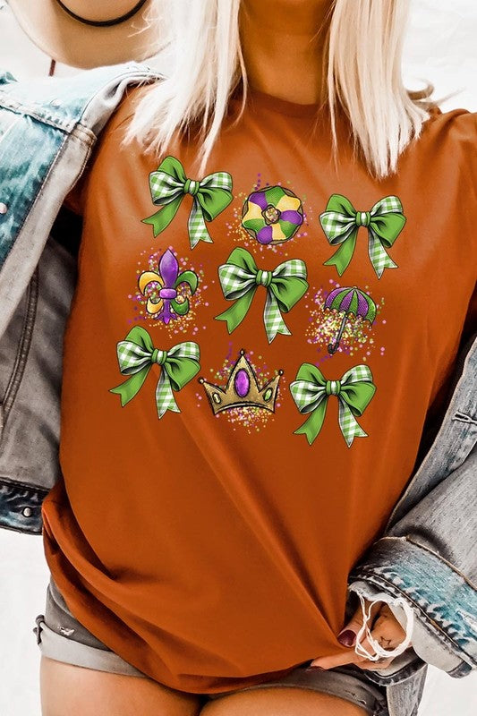 Mardi Gras Graphic Plus Tee