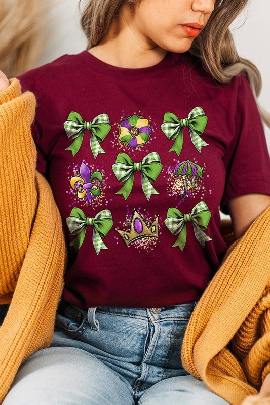 Mardi Gras Graphic Plus Tee