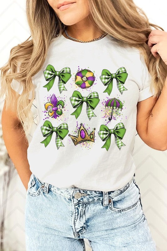 Mardi Gras Graphic Plus Tee