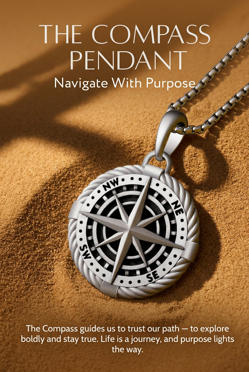 Compass Pendant Necklace