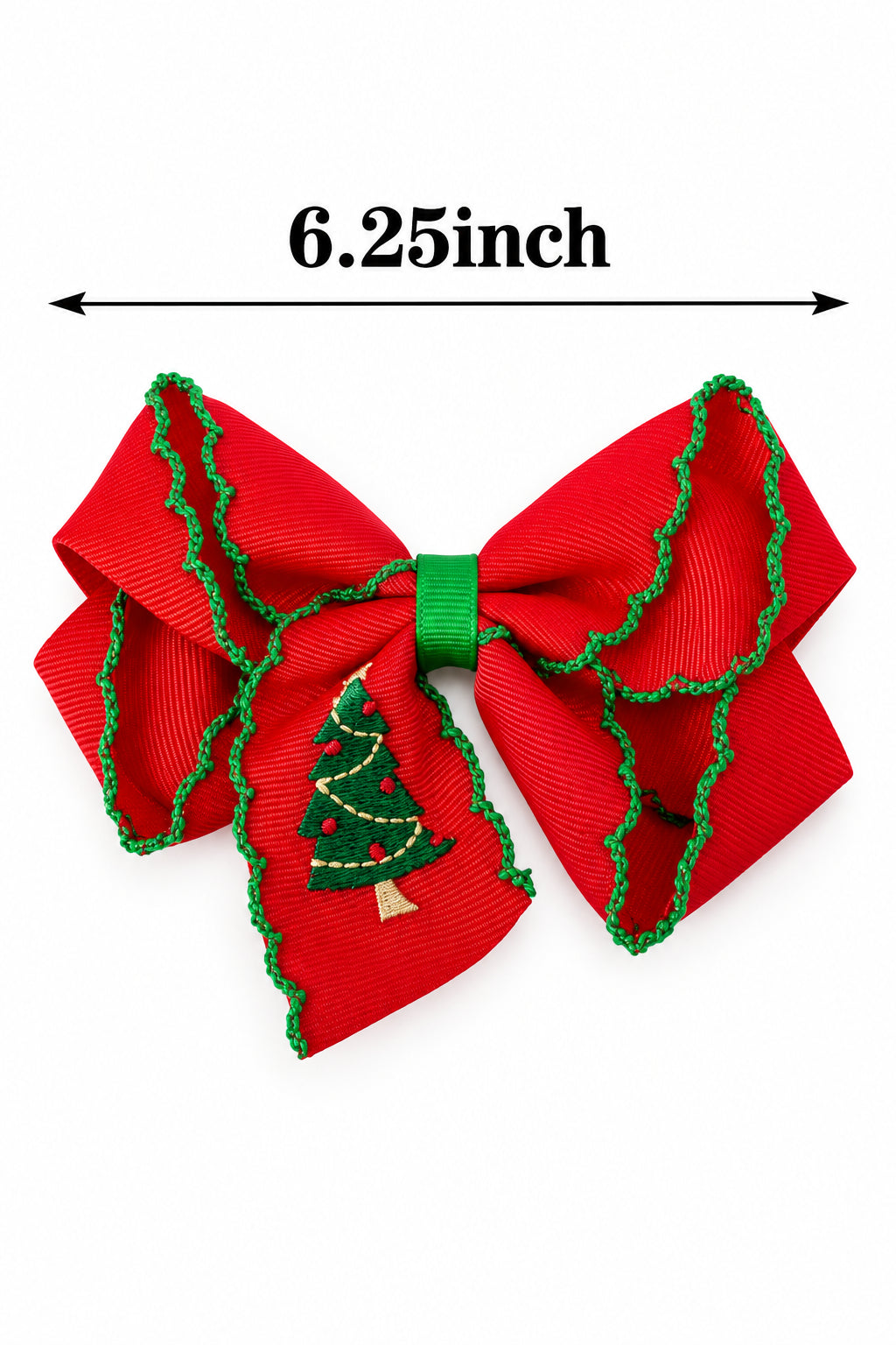 Winter Christmas tree Hair Clip