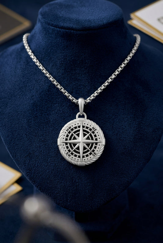 Compass Pendant Necklace