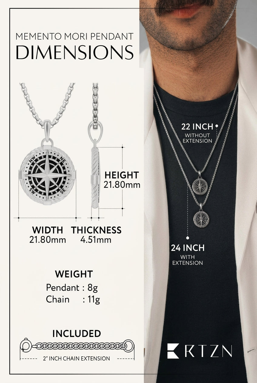 Compass Pendant Necklace