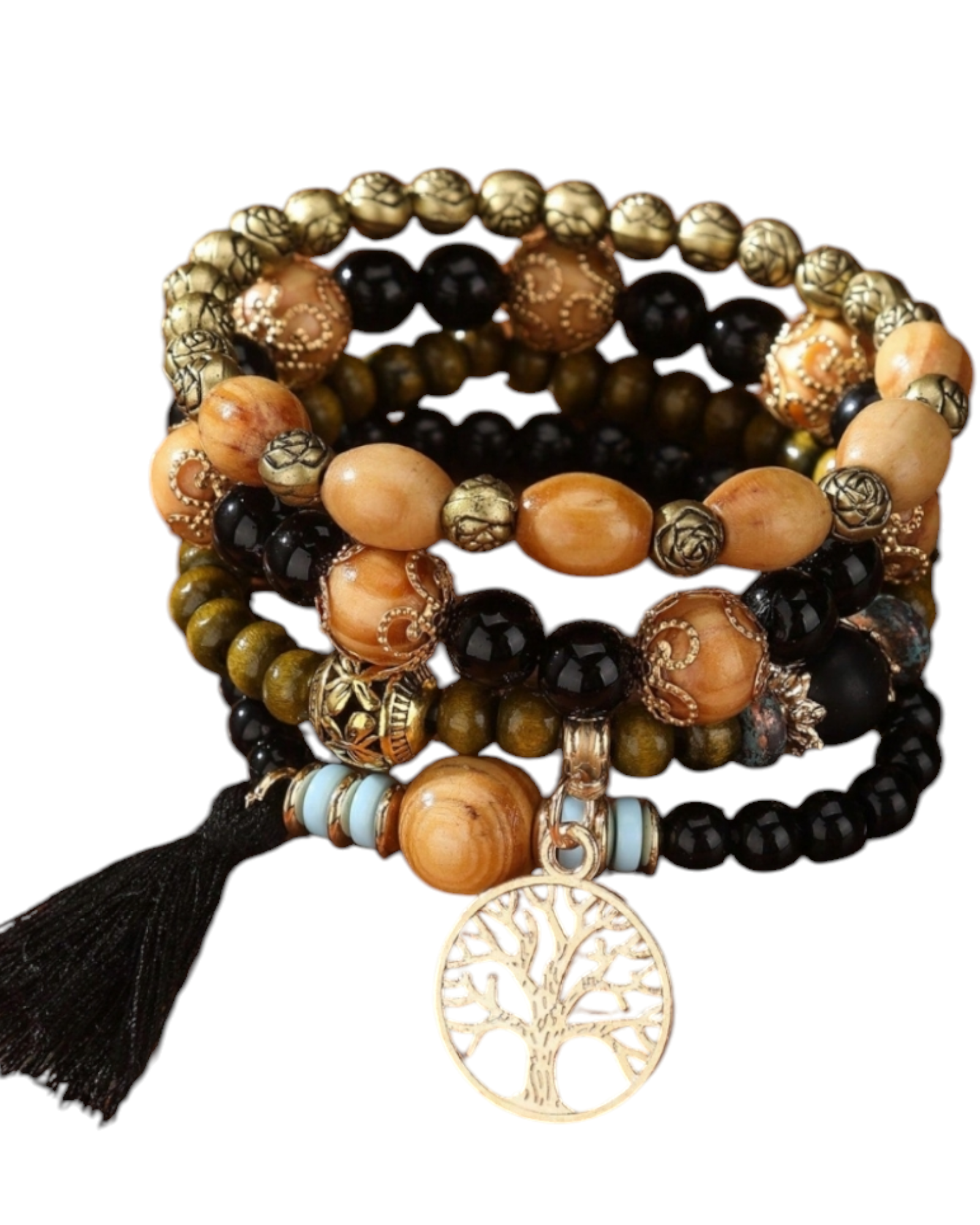 4 Pieces Bohemian Bracelet Set