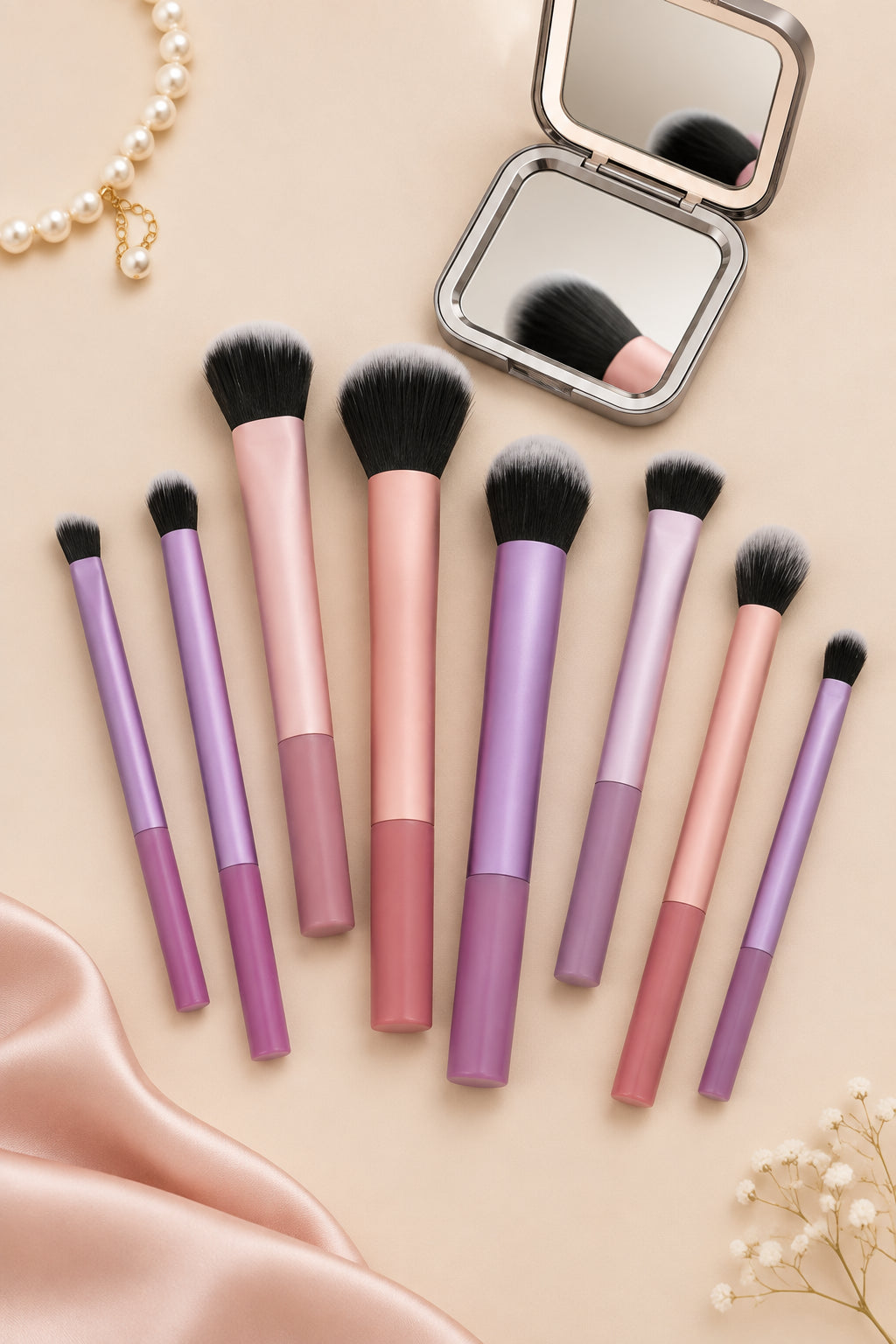 8pcs Makeup Brush Kit