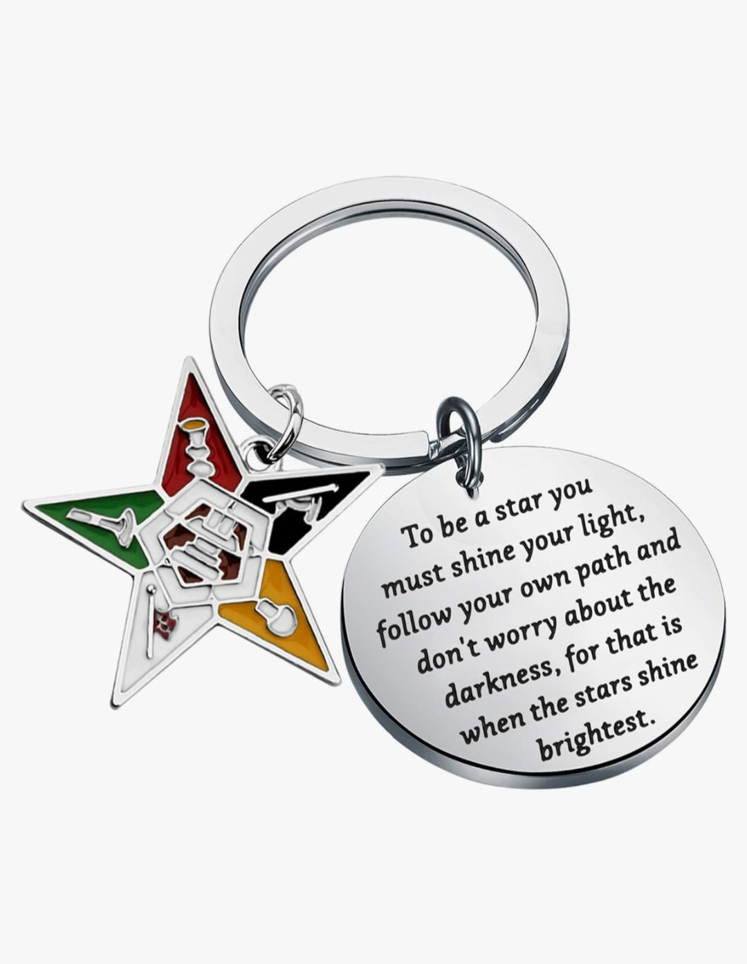 E Star keychain