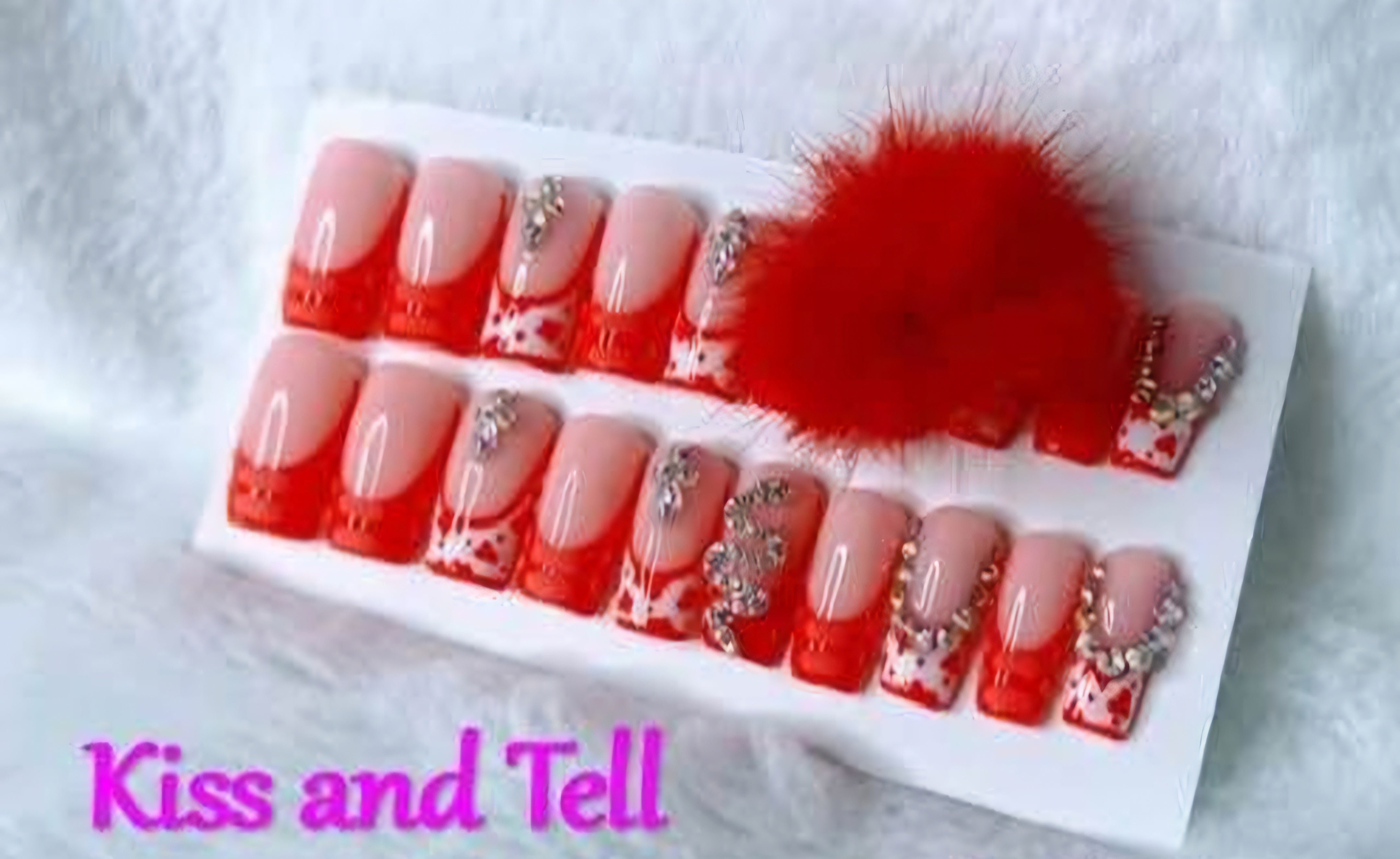 Valentine Gel Nails