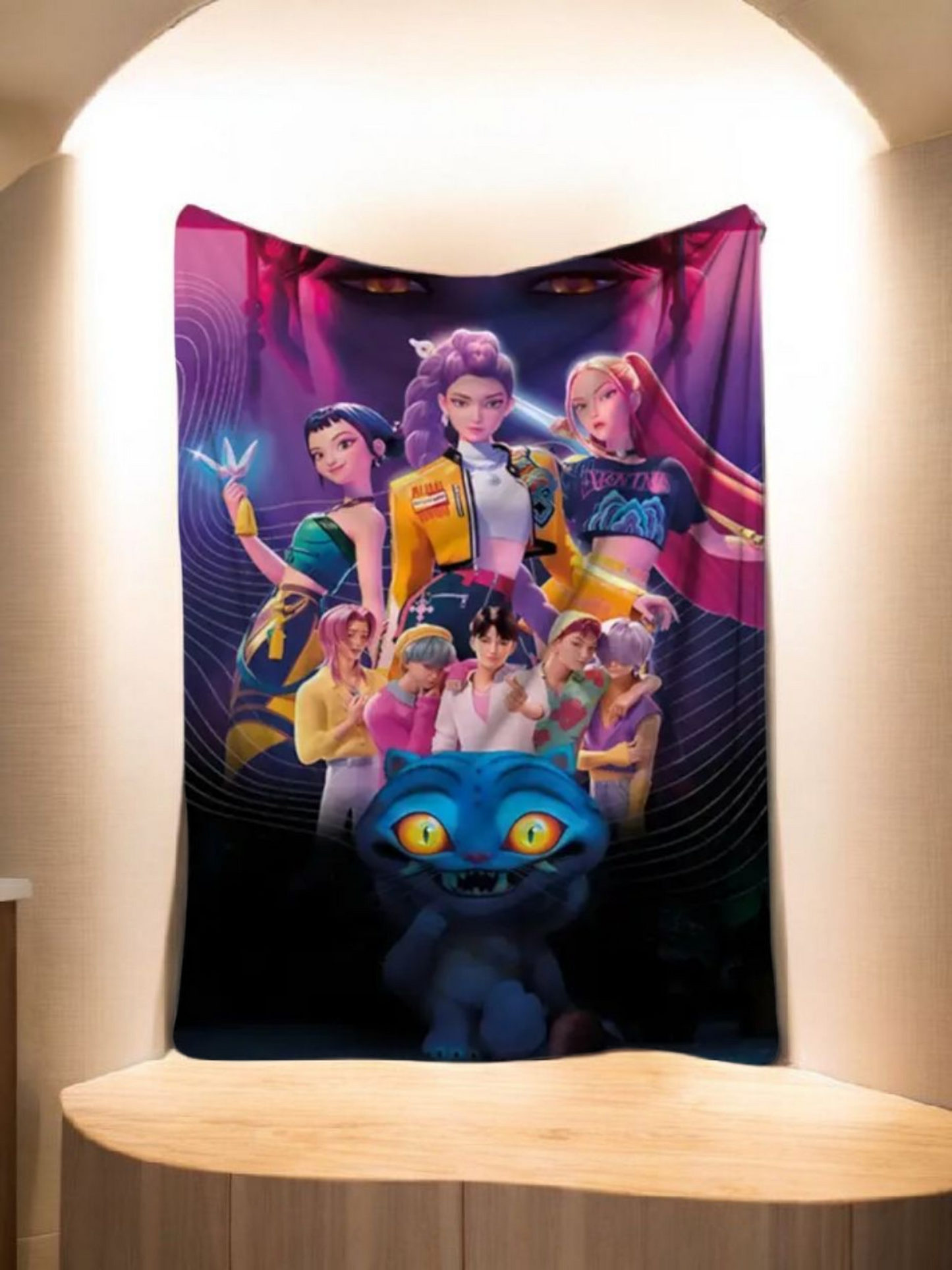 K Pop Plush Throw Blanket