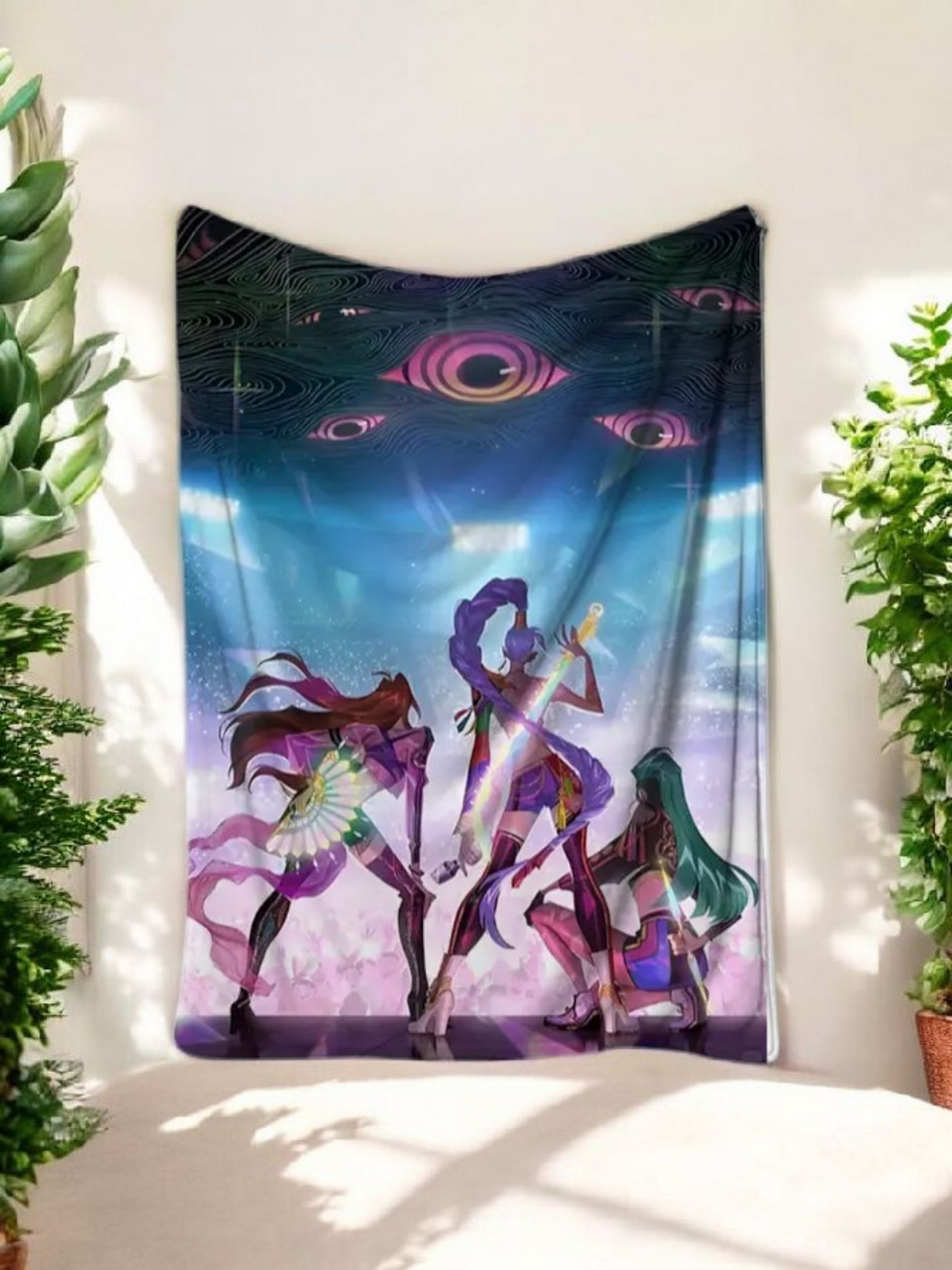 K Pop Plush Throw Blanket