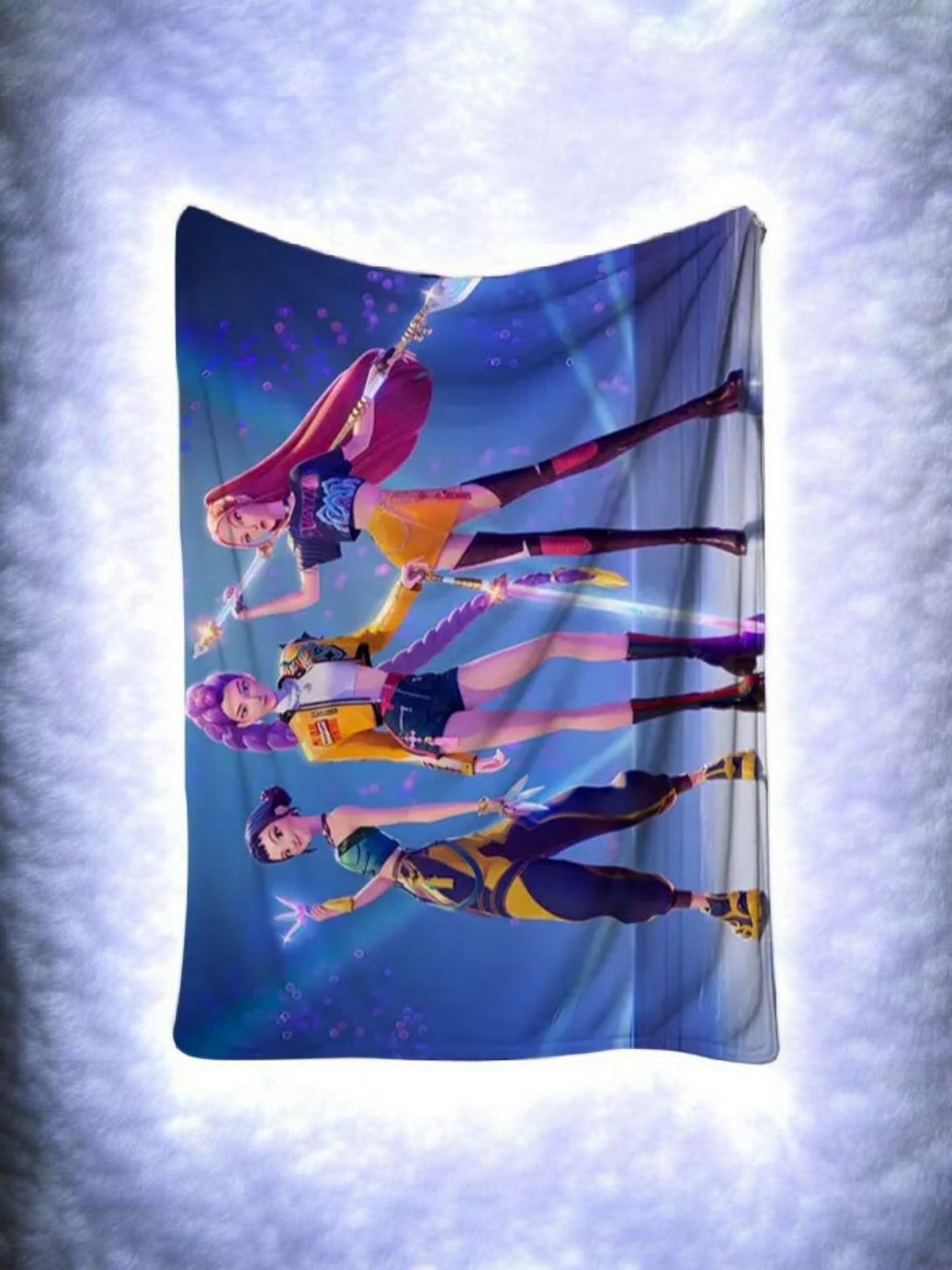 K Pop Plush Throw Blanket