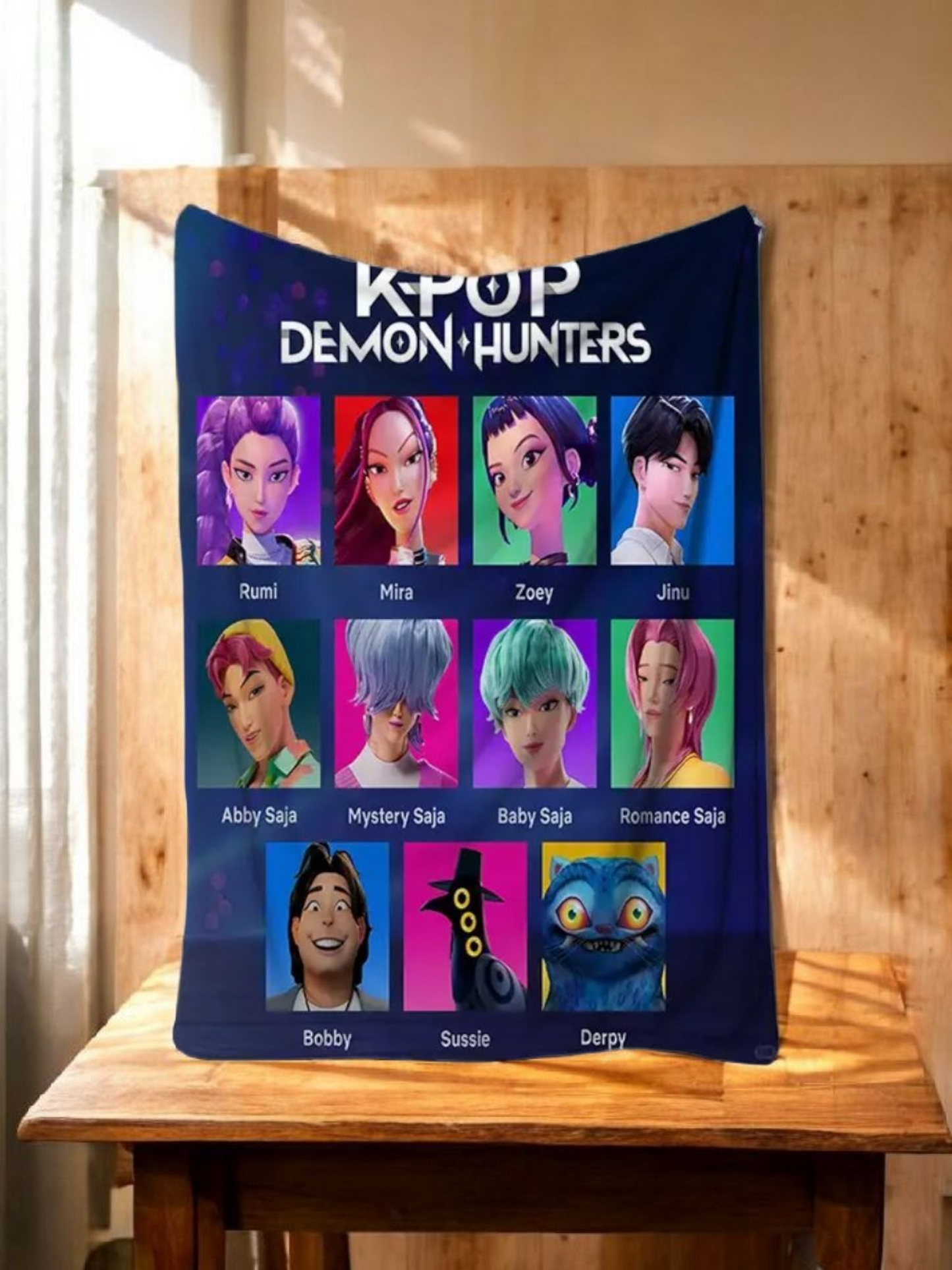 K Pop Plush Throw Blanket