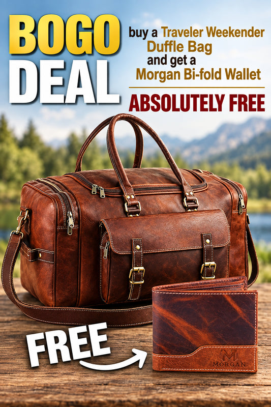 Traveler Weekender Duffle Bag + FREE Wallet