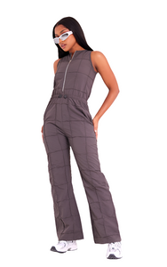 Zip Up Toggle Jumpsuit