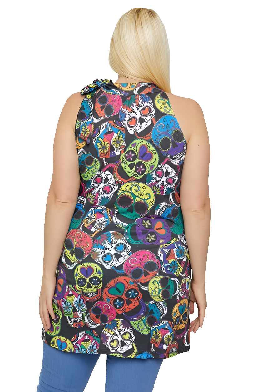 Sugar Skull Sublimation Top