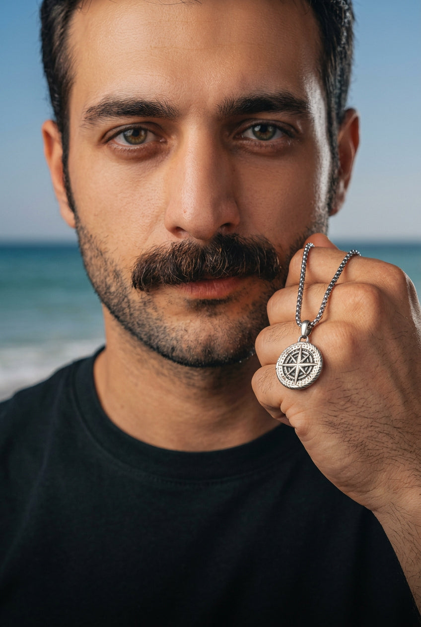Compass Pendant Necklace