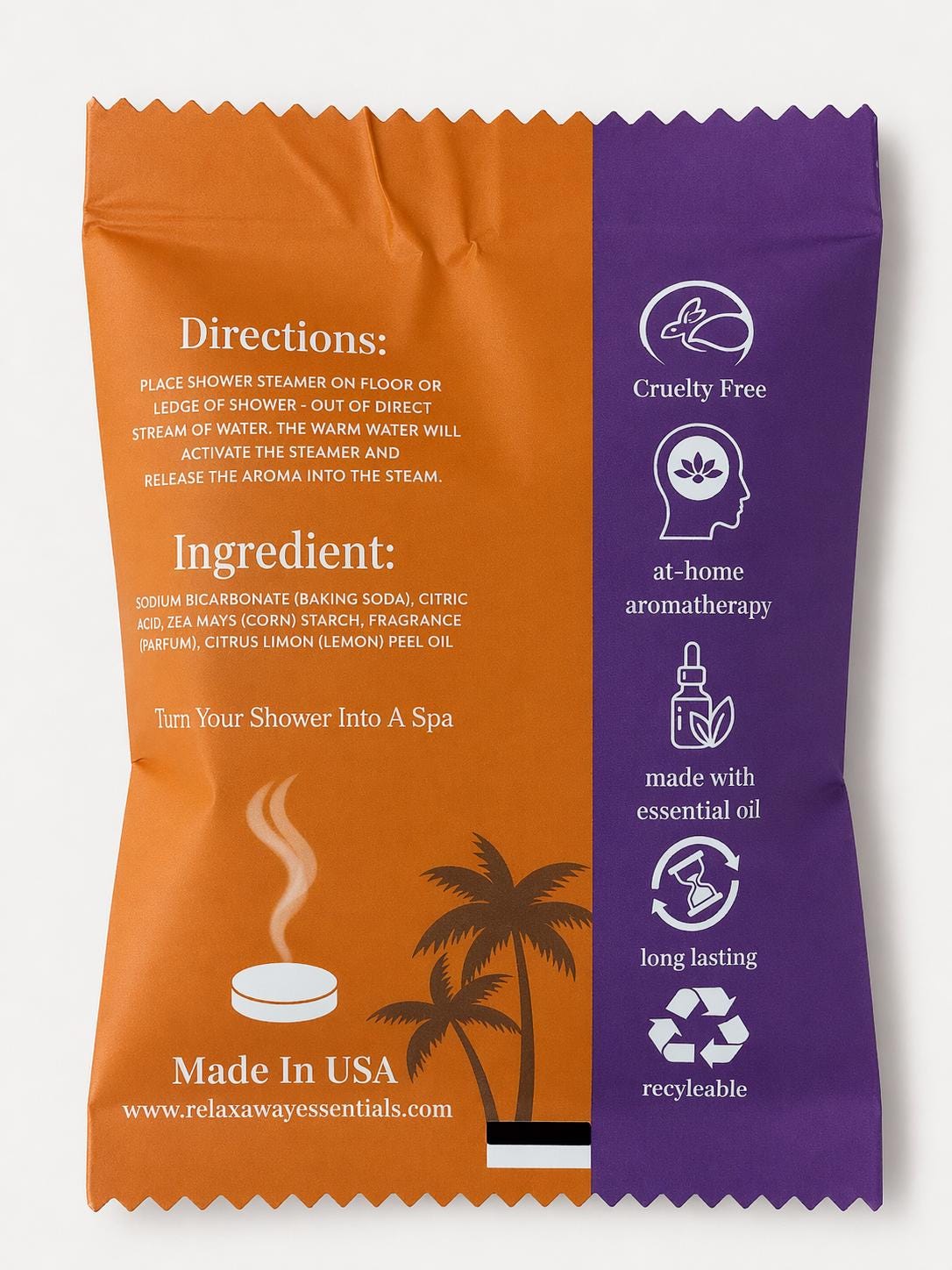 Retreat Shower Steamers 6 Pack Tropical Shower Bomb