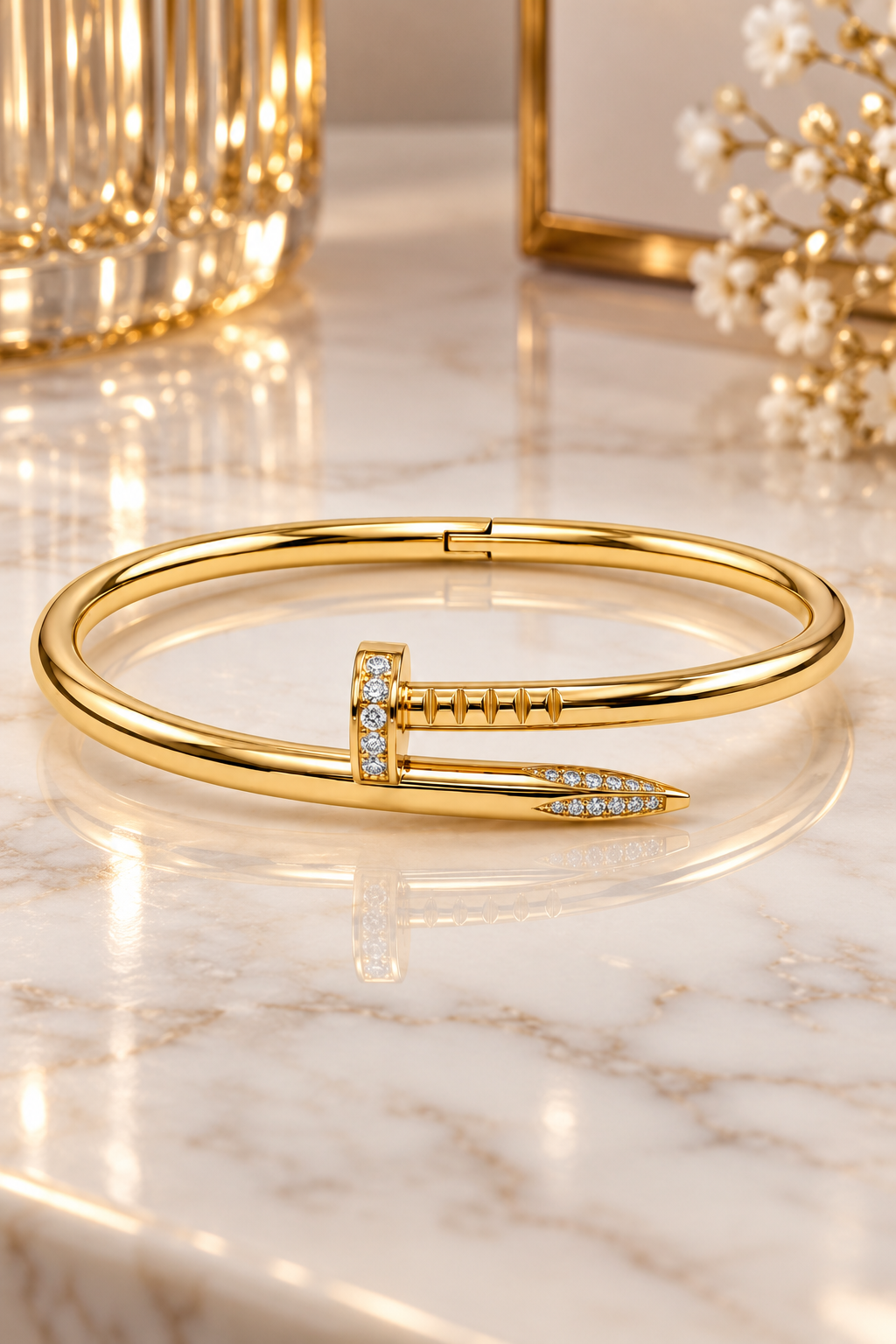 Pave Axel Nail Bracelet