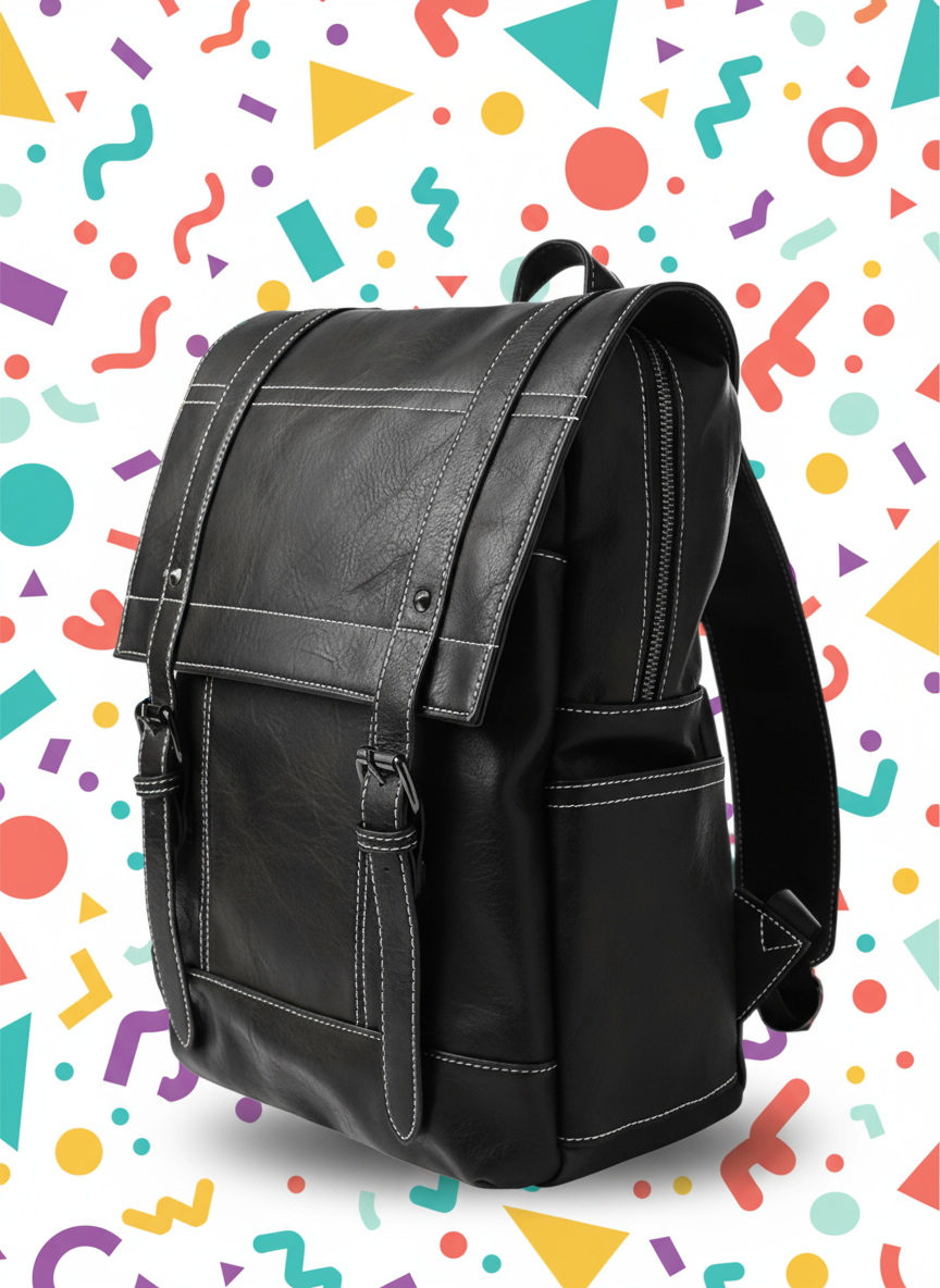 Drake Vegan Leather Backpack