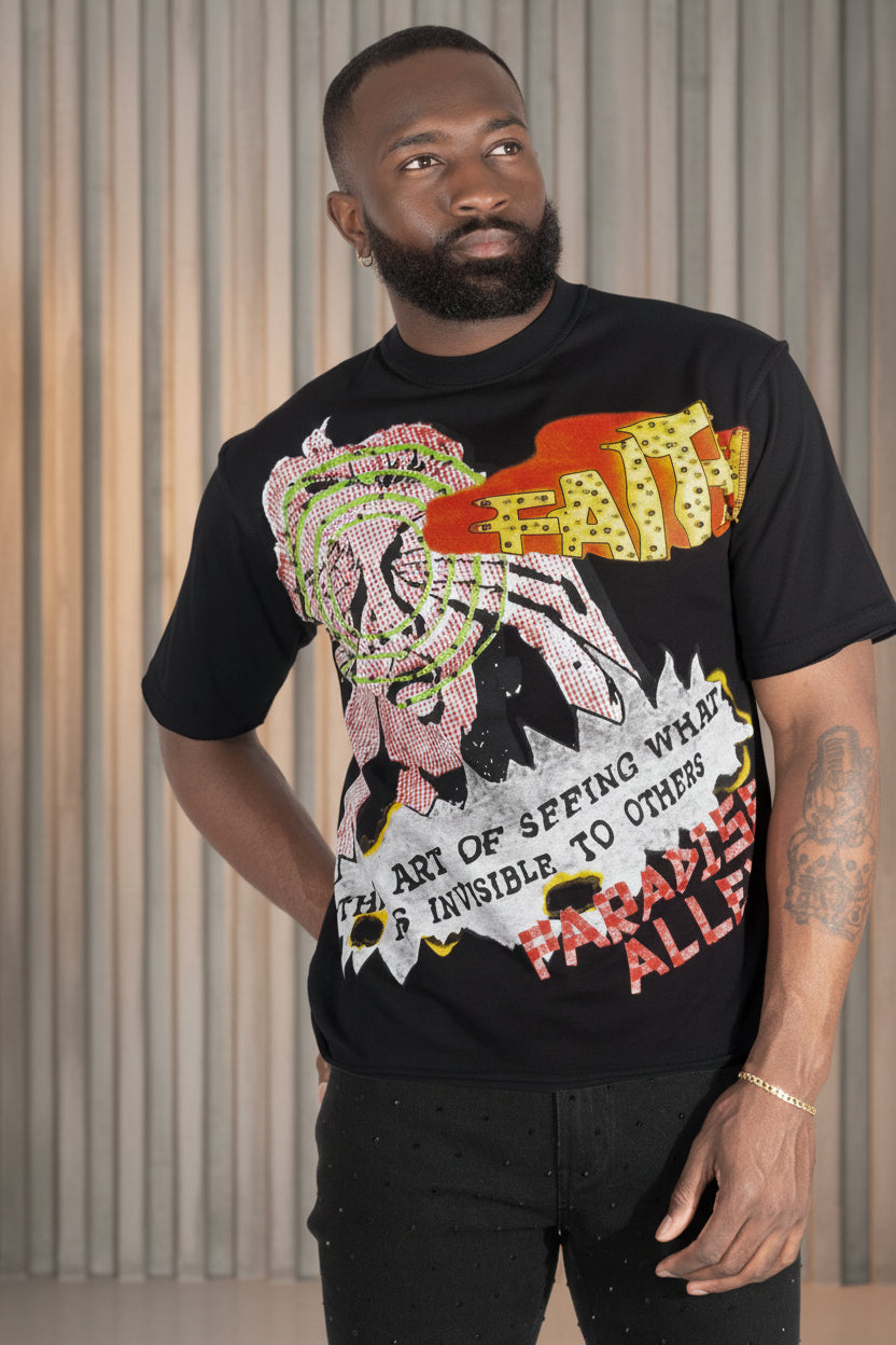 WALK BY FAITH BOXED TEE