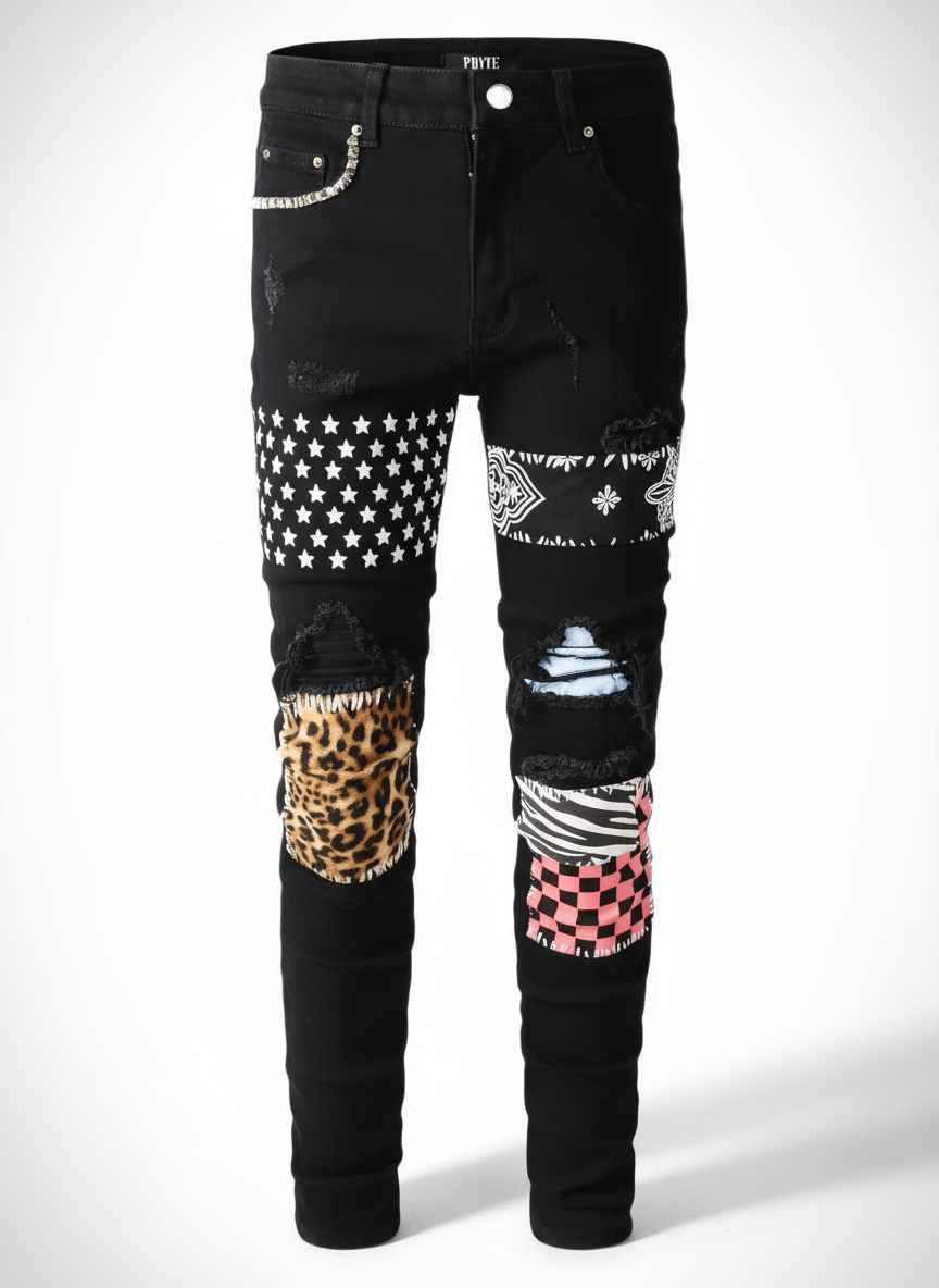 Patchwork Jeans