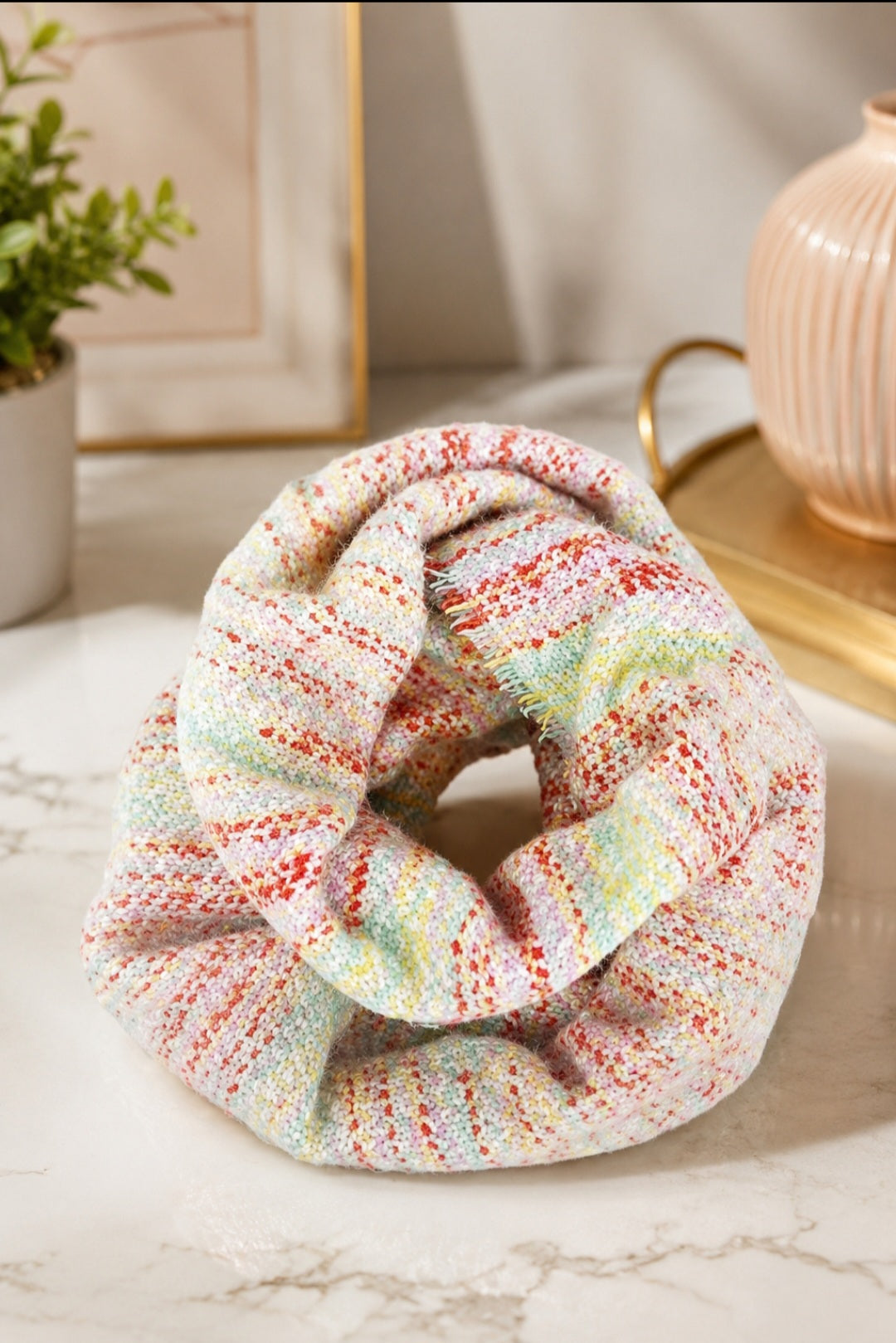 Multi Yarn Knitted Inifinity