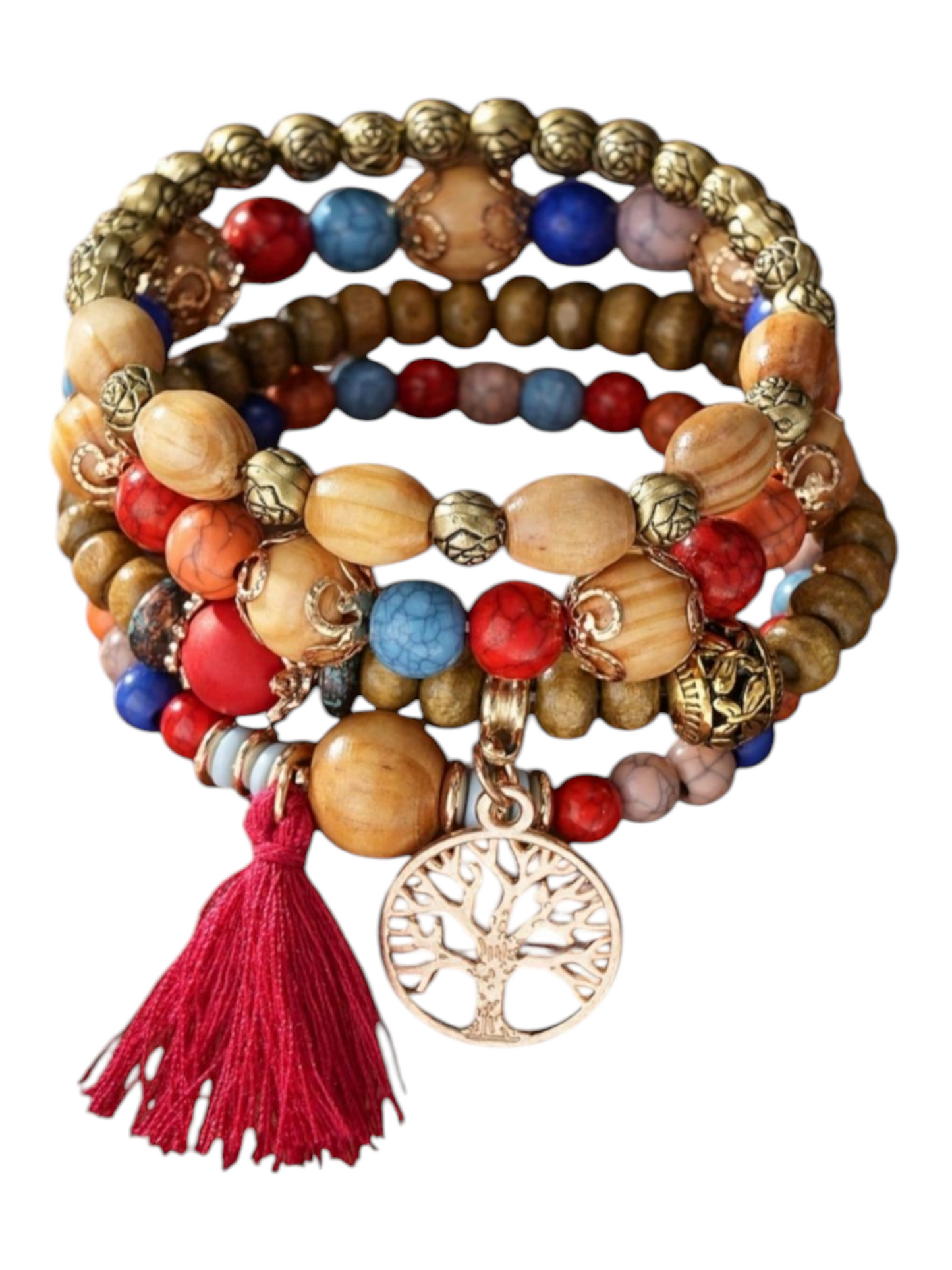 4 Pieces Bohemian Bracelet Set