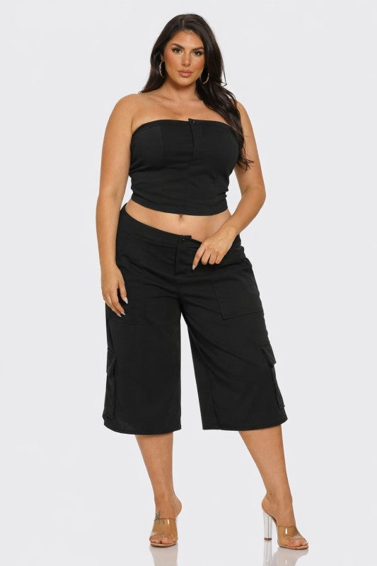 Cargo Bermuda Pant Set