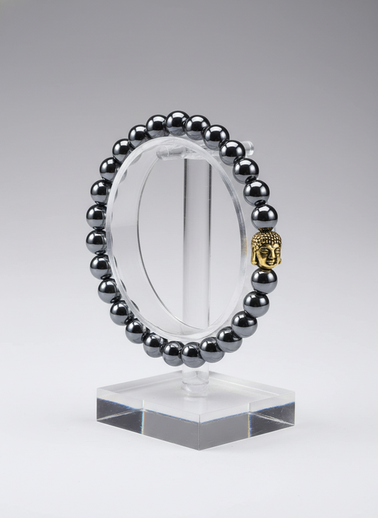 Buddha Bracelet - Hematite