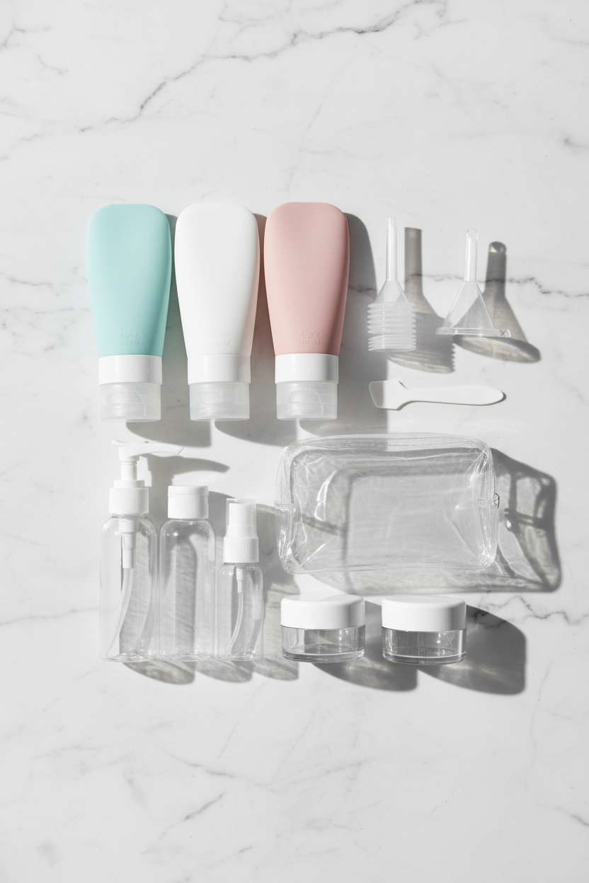11-Piece Portable Travel Bottle Set
