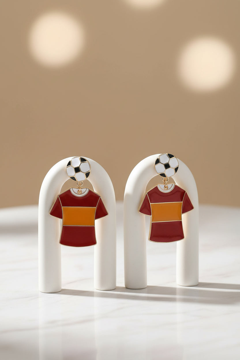Fifa Jersey Drop Earrings