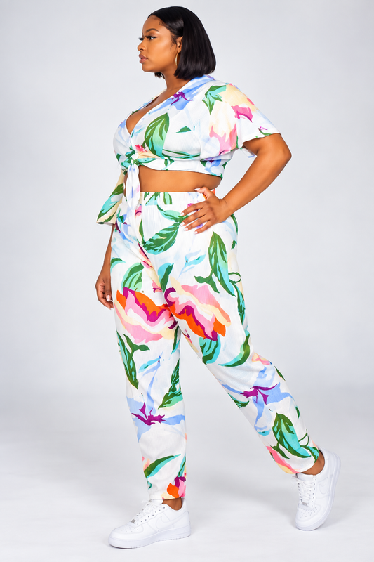 Flower Jogger & Top Set