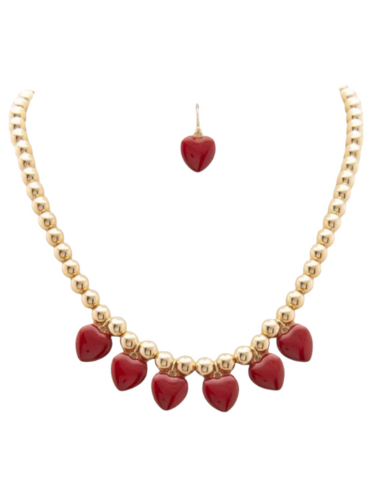 Heart Bead Necklace