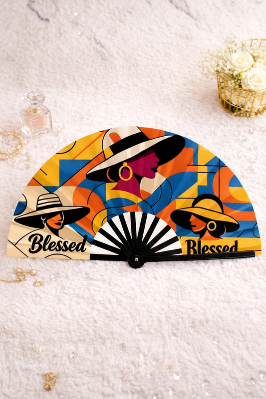 Blessed Art Statement Fan