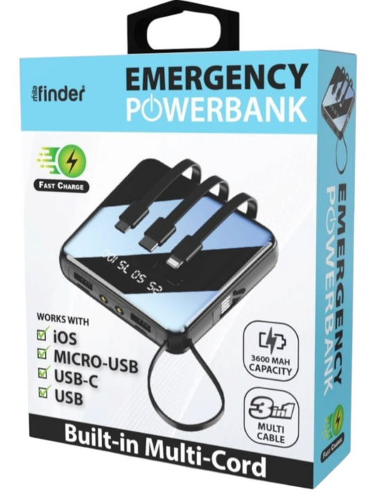 Powerbank with 3-in-1