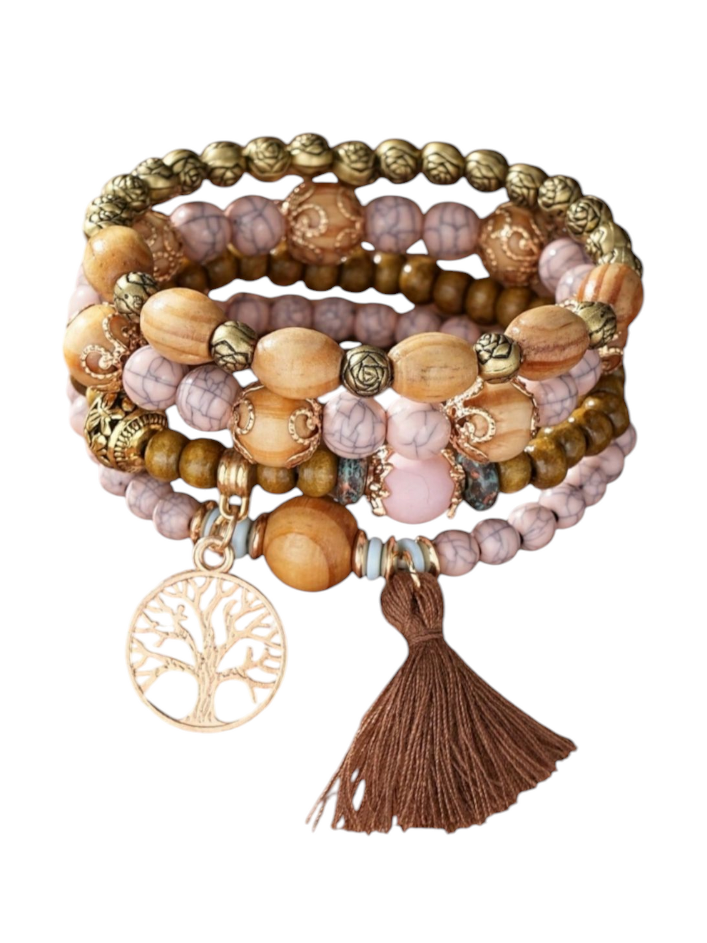 4 Pieces Bohemian Bracelet Set