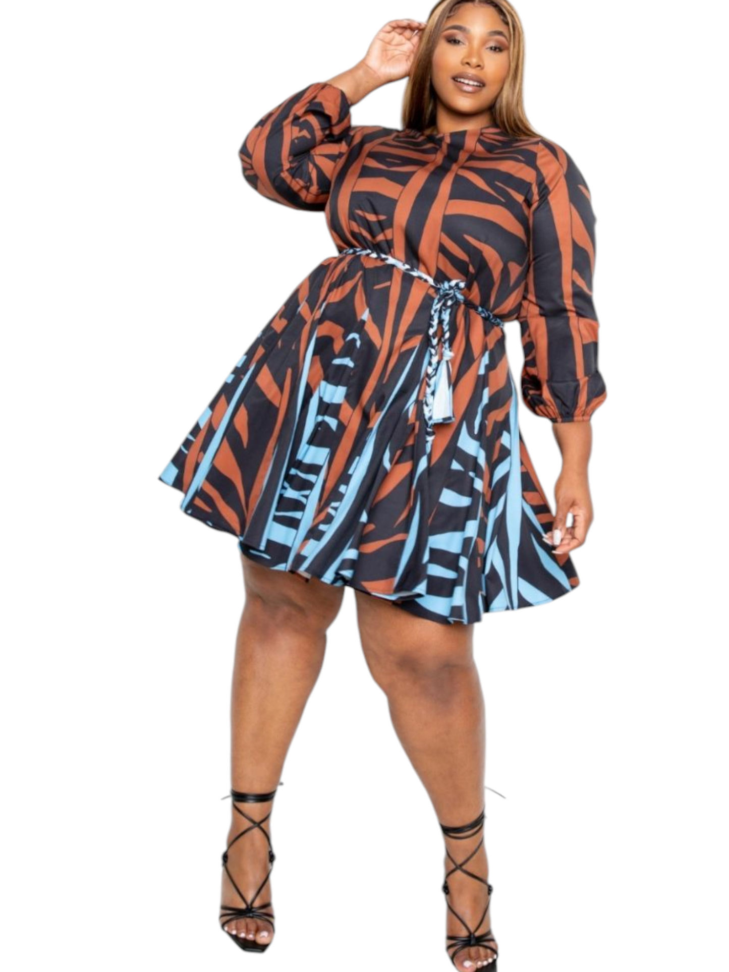 Mini Tie Waist Dress